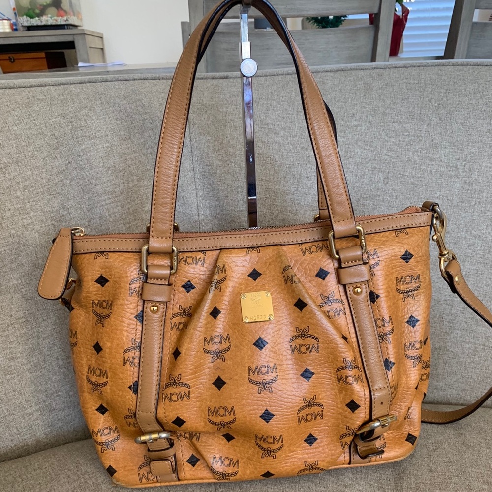 Authentic MCM Vicetos Crossbody